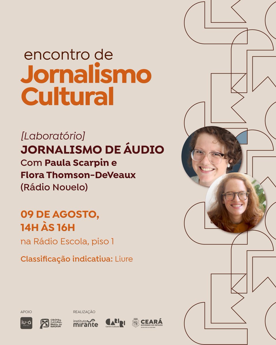 É hoje! 🎧🎙️