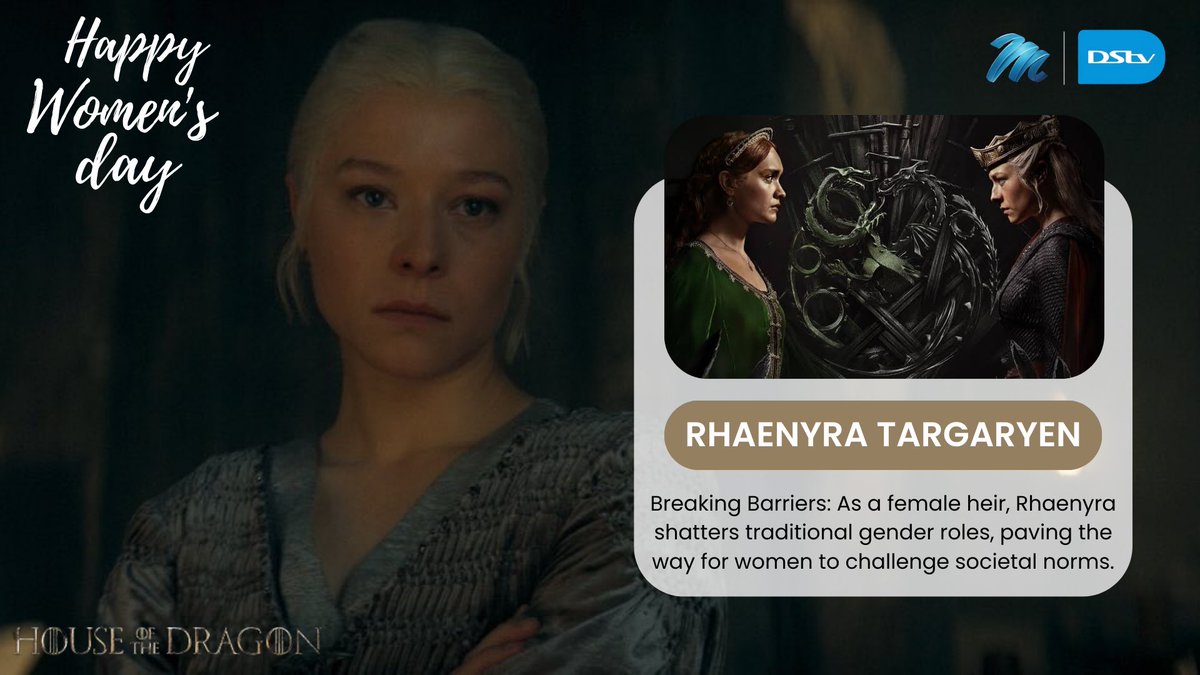 MNet's tweet image. May you be as bold as Rhaenyra, resourceful as Alicent, and as unapologetic as the women who inspire us everyday. 🔥👸 

Catch Up the entire season of #HOTDS2 on @DStv or #DStvStream: bit.ly/4fzGBkp and let the dragon fire fuel your inner strength.
