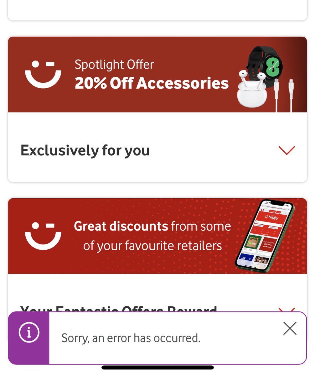 jen_JK's tweet photo. @VodafoneIreland what is the issue with the mobile app? Every single time you try to do anything it keeps saying an error !! It been like this over a week now!! https://t.co/BTXTAL1DPG
