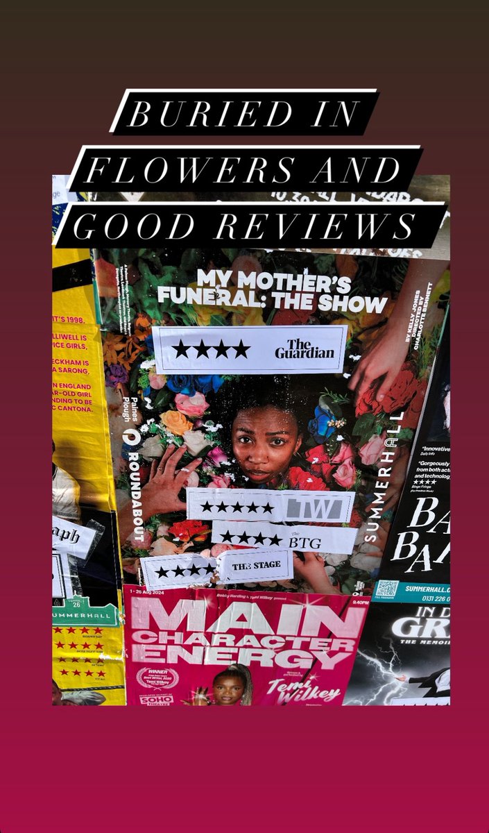 KMJwriter's tweet photo. Love this update from team @painesplough @edfringe @Summerhallery 😂🥹 🎉💐 #MMFTS 
2:40pm today! https://t.co/UPIRV0RreL