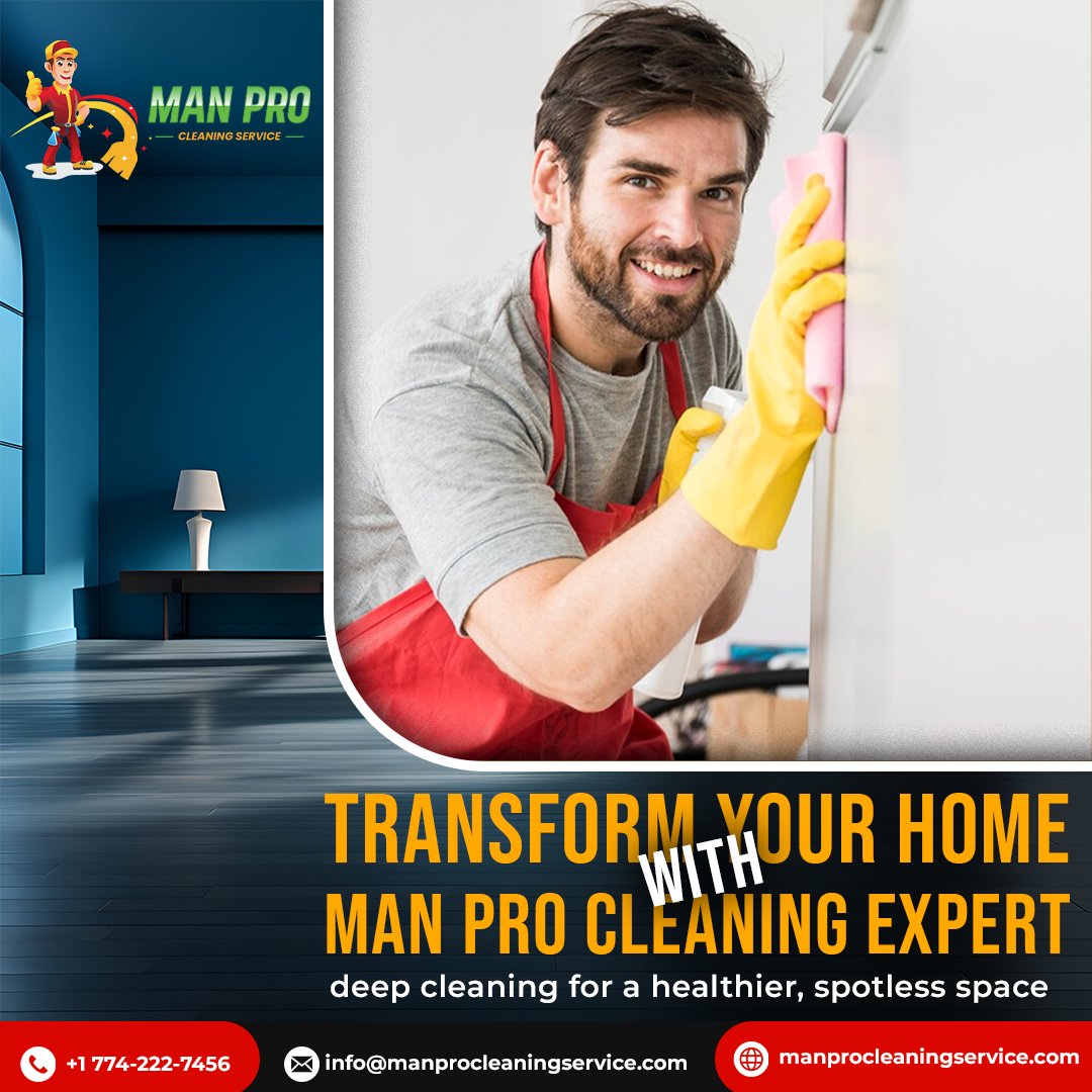Transform your home with Man Pro Cleaning. Expert deep cleaning for a healthier, spotless space.
Caption - Experience a truly thorough clean with Man Pro Cleaning in Hanover. 
Visit - manprocleaningservice.com
#DeepHouseCleaning #HanoverCleaning #ManProCleaning #HomeHygiene