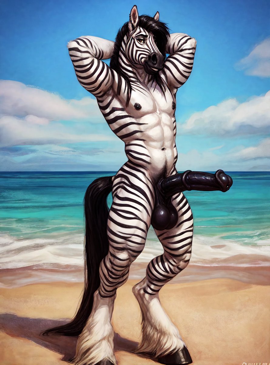JamJam_AI's tweet photo. #zebra #beach https://t.co/vkOXc3TvkI