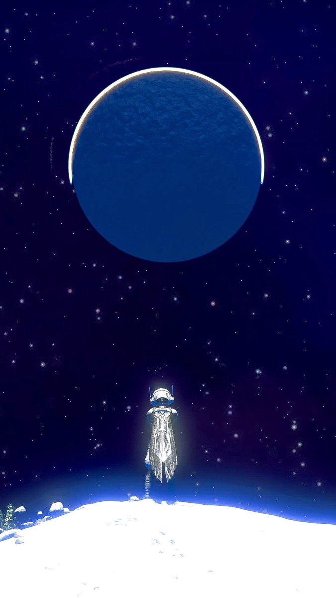 #ノーマンズスカイ　#NoMansSky 
空気の無い星に降りるのも悪く無いよねw