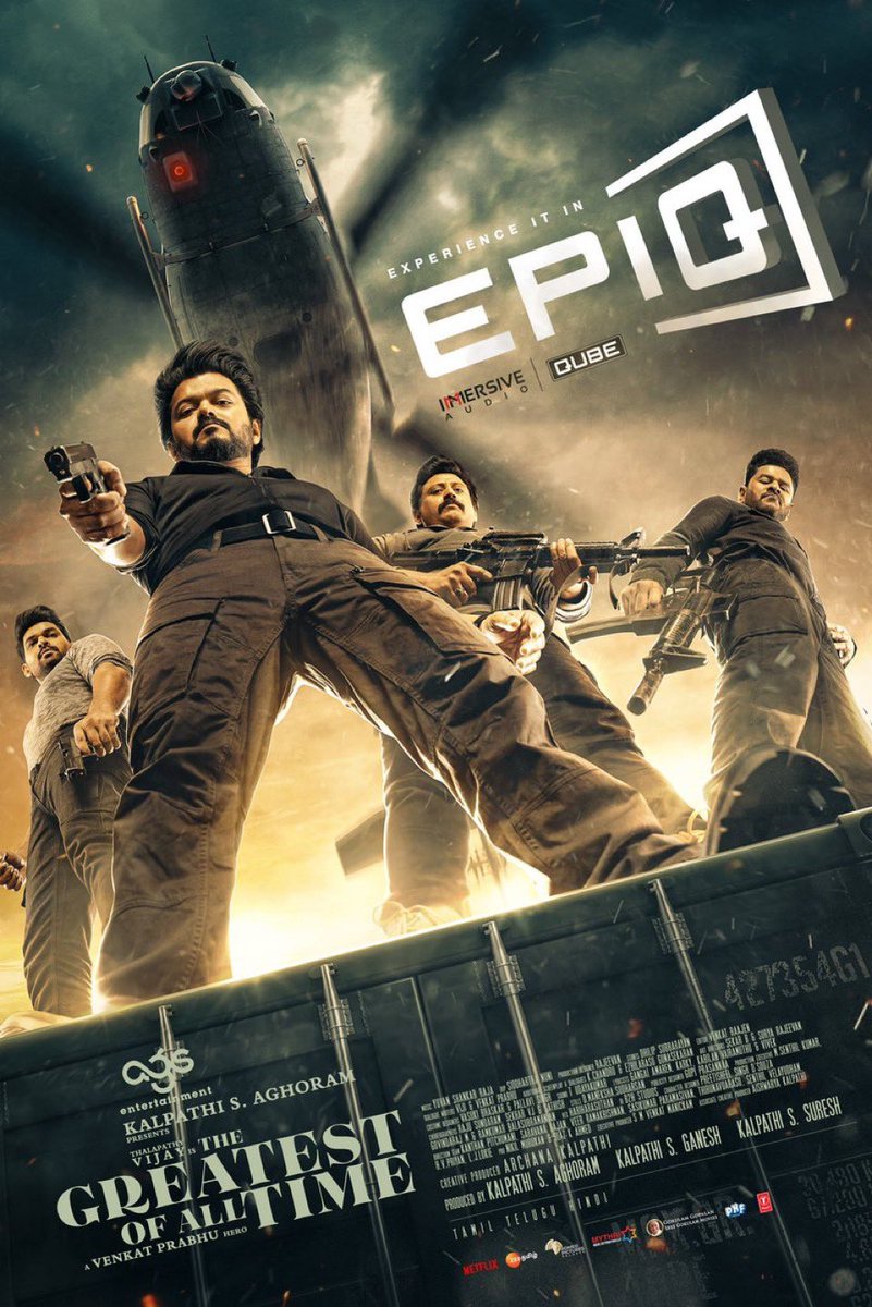 uthuf2022's tweet photo. #GOAT 🐐 Best Poster Of 2024 💥💥
#TheGreatestOfAllTime #OperationDragon
#ThalapathyIsTheGOAT https://t.co/1UKQa5BfCE