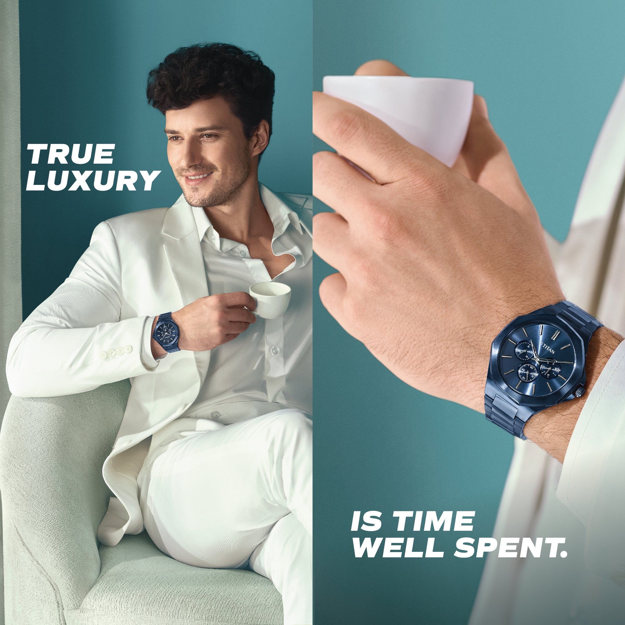 Titan Watches India on X An understated discovery of quiet luxury. Experience the sophistication of time with the Titan Classic Slim Multifunction watch curated with a blue dial holding multifunction ...