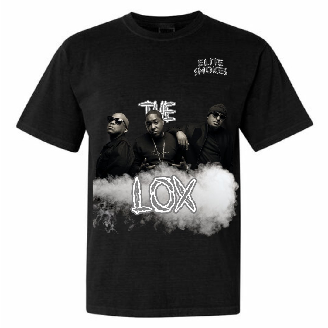 The LIMITED Edition Elite Smokes LOX Tee! 

Only For The ELITE, which means only a few will be made!

With every purchase, you get automatically entered into a raffle to win 2 Tickets to see <a href="/thelox/">The LOX</a> live at Terminal 5 on August 24th!

Order yours now!

whatsthemoveapp.com/product/the-lo…