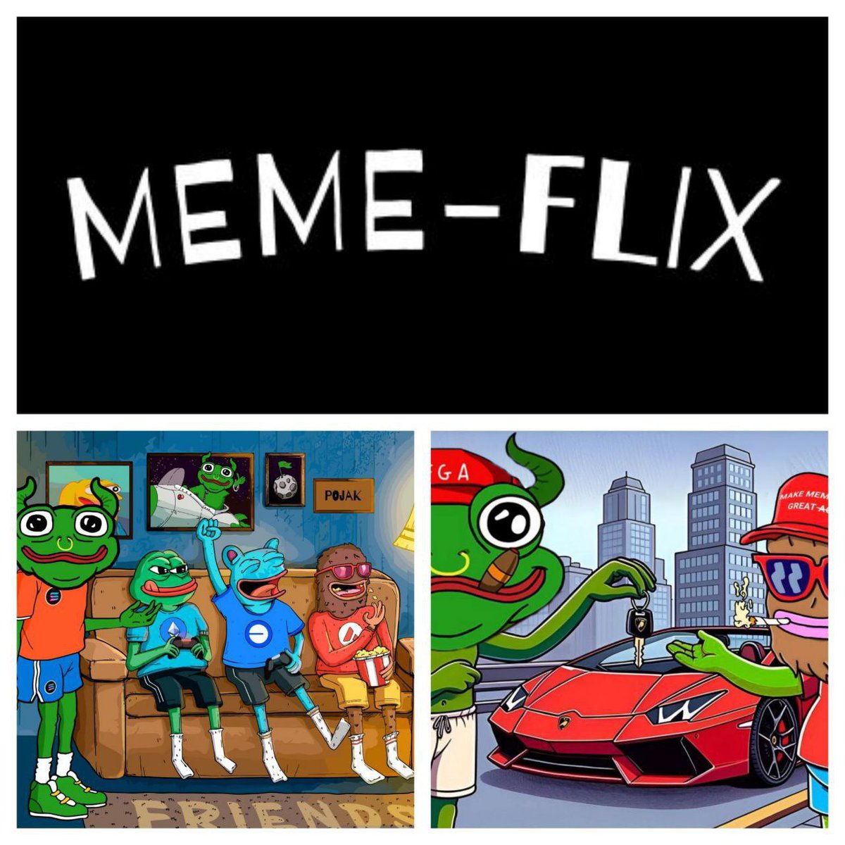 It’s happening…

#POJAK is launching their signature MEME-FLIX series tonight at 6pm EST. 

YOU DON’T WANT TO MISS THIS. Make sure to load that bag and ape some $PJ before this baby does a quick 10x

<a href="/pojakonsol/">PoJak</a> 

#crypto #solana #X #Circleswap