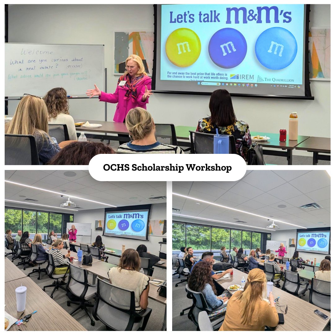 IREMIndy's tweet photo. Thank you Dr. Debbie Phillips, CPM for speaking at our August Luncheon event yesterday and sharing the importance of emotional intelligence in the workplace - what an impactful message you gave us!  We also appreciate spending time with our OCHS Scholarship mentors &amp; mentees. https://t.co/hupQG2rjOU