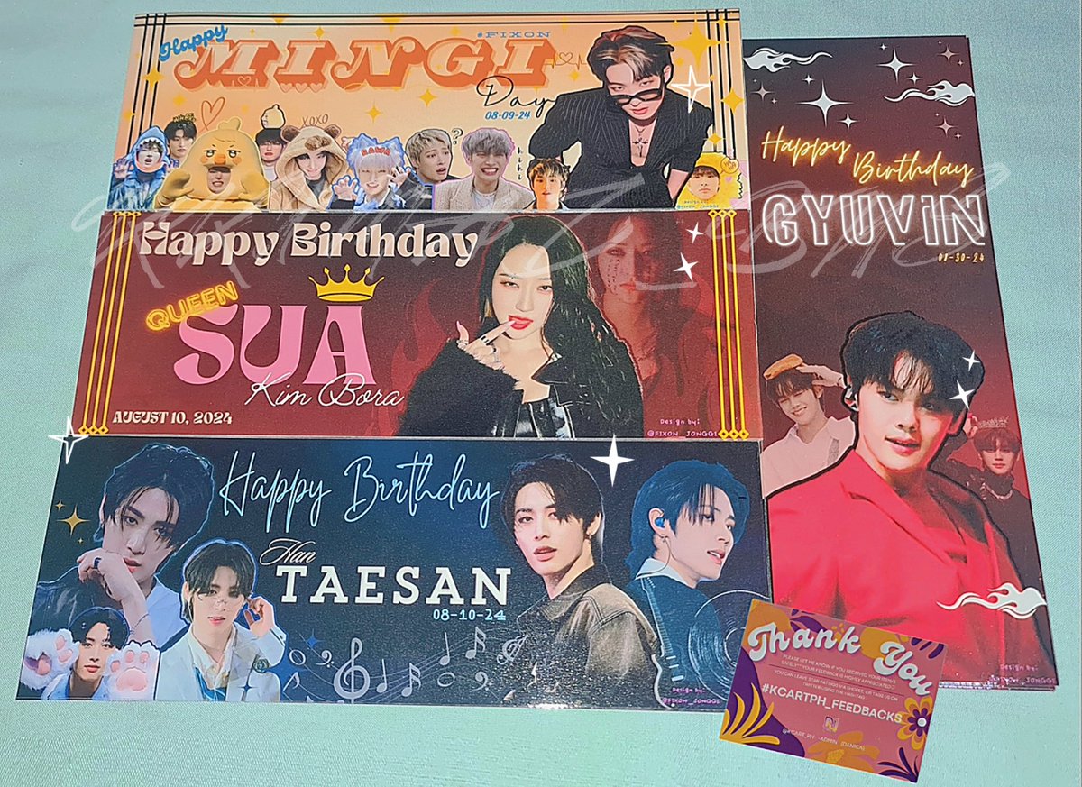 KKUMAZ_BNS's tweet photo. 📮 #kkumaz_mail

From: @kcart_ph #KCARTPH_Feedbacks

Halloooo ate 🎀
Late feedback po 😵‍💫🙏🏻💞
Banners arrived superrrrr saaaafeeee 😍💝
And compleeeete 💞 and super gandaaaa 🥰🎀
Thank you so much po sa pagiging patient sa requests ko omg 🙇🏻‍♀️ Luvyaaaa po 💓
Ingatz po always 💝 https://t.co/h881Pk4ku4