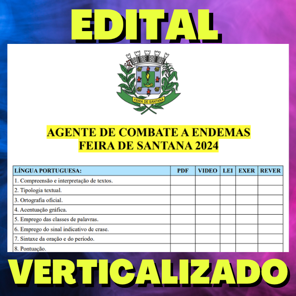 sereimembro's tweet photo. AGENTE DE COMBATE A ENDEMAS - FEIRA DE SANTANA 2024  - Edital Verticalizado https://t.co/ego08ESQmY https://t.co/nCyVNQn9VV