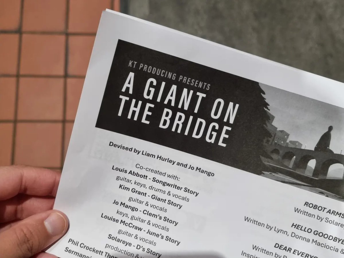 Inesa Vėlavičiūtė (@ivelaviciute) on Twitter photo A must-see at <a href="/edfringe/">Edinburgh Festival Fringe</a> - A Giant on the Bridge at <a href="/AssemblyRoxy/">Assembly Roxy</a>. Was deeply moved by the powerful storytelling & beautiful music, building a metaphorical bridge, reminding that those who enter prison aren't just numbers, they are people with stories that deserve to be visible. A must-see at <a href="/edfringe/">Edinburgh Festival Fringe</a> - A Giant on the Bridge at <a href="/AssemblyRoxy/">Assembly Roxy</a>. Was deeply moved by the powerful storytelling & beautiful music, building a metaphorical bridge, reminding that those who enter prison aren't just numbers, they are people with stories that deserve to be visible.