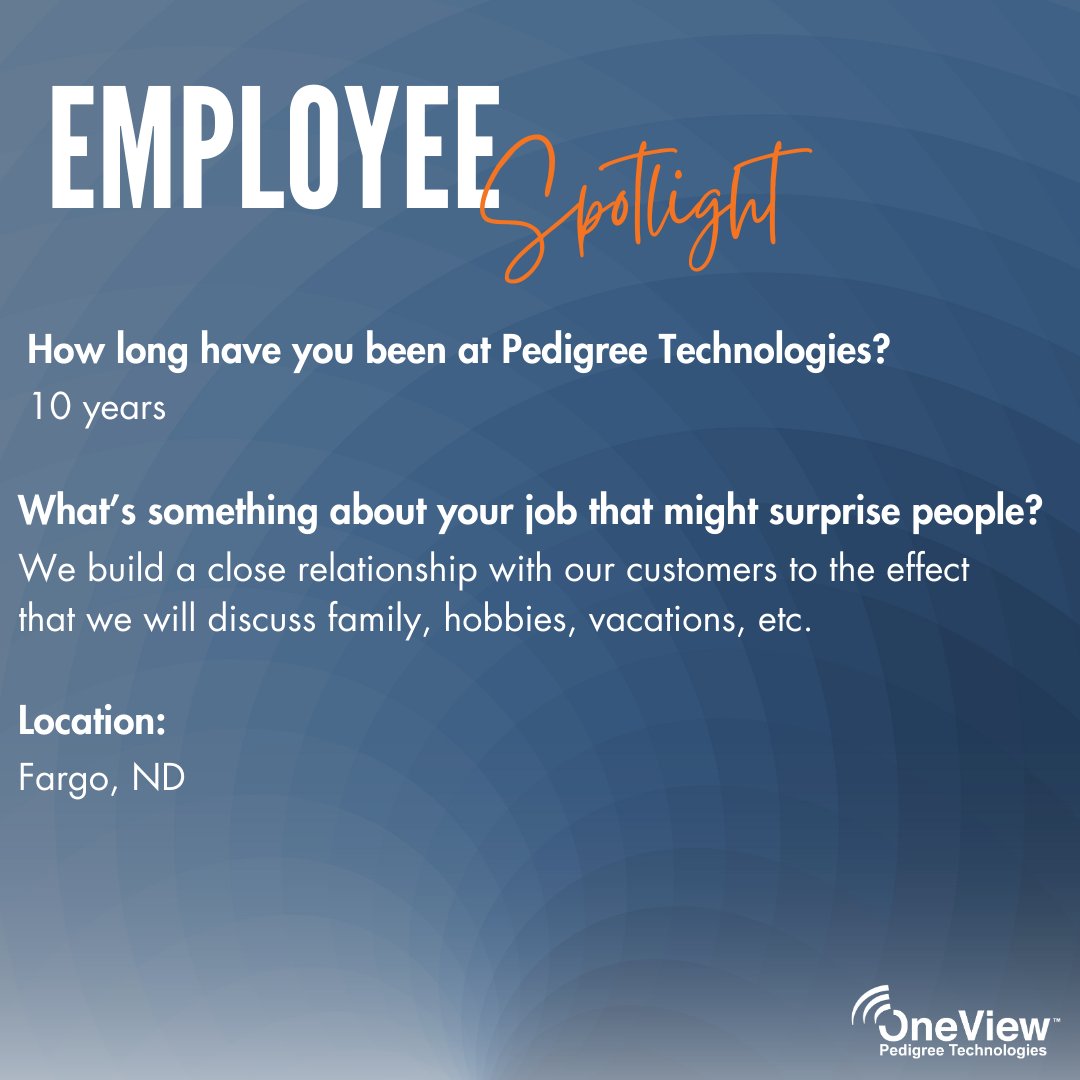 PedTech's tweet image. We are back again with another Employee Spotlight! Today we are highlighting our Customer Success Manager, Jeff Weiss! Jeff has been with us for 10 years.

Keep up the good work and thank you for all you do! 🎉

#OneView #EmployeeSpotlight #CustomerSuccess #CompanyCulture