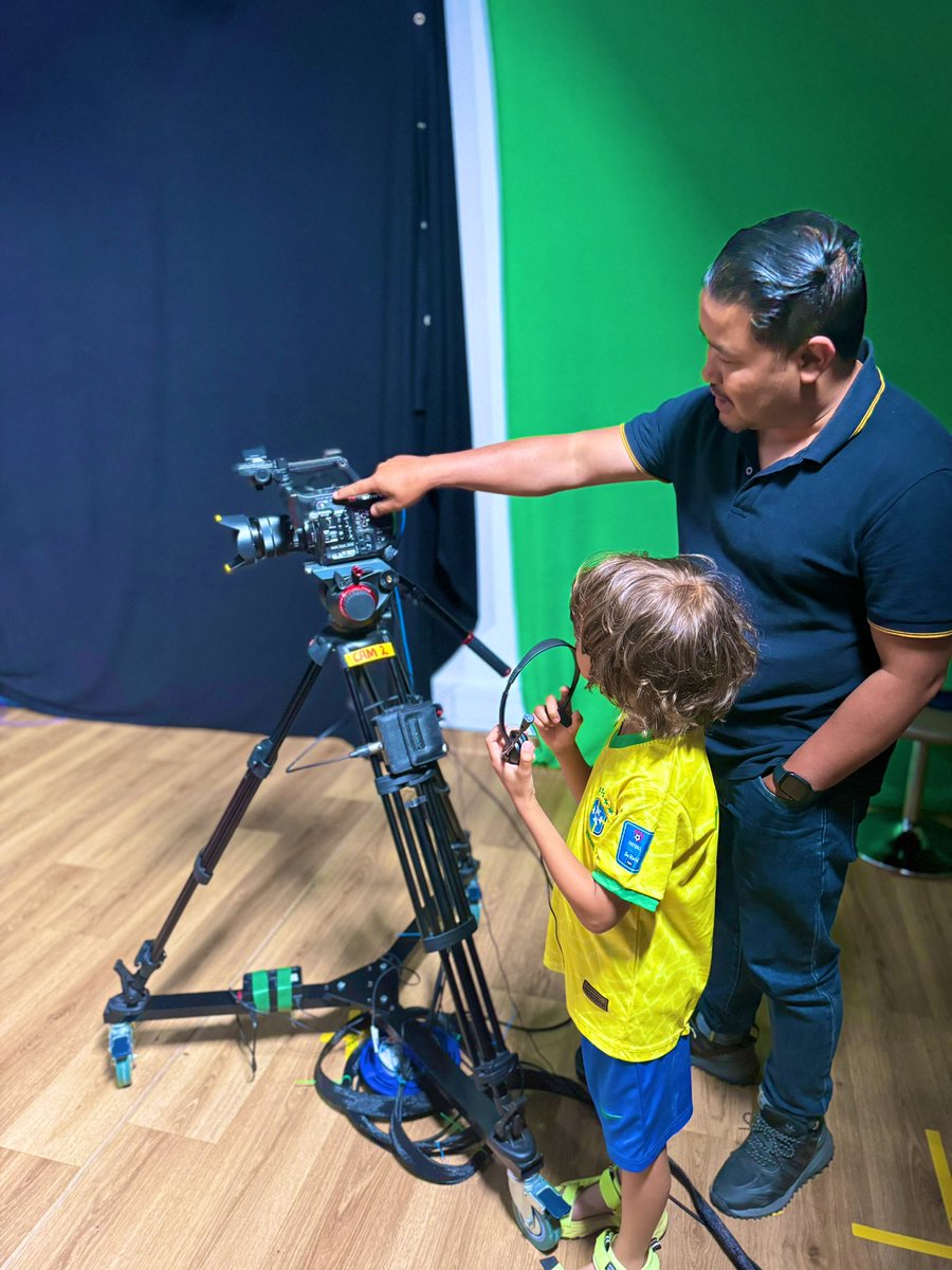What a day! Little Zare visited Ravenor farm studios,eager to learn about cameras.We gave him a tour &amp; taught him cool tricks! 
Moments like these remind us why inspiring kids &amp; nurturing creativity is our passion.
#Ealing #community 
#InspireKids #CreativeLearning #EmpowerYouth