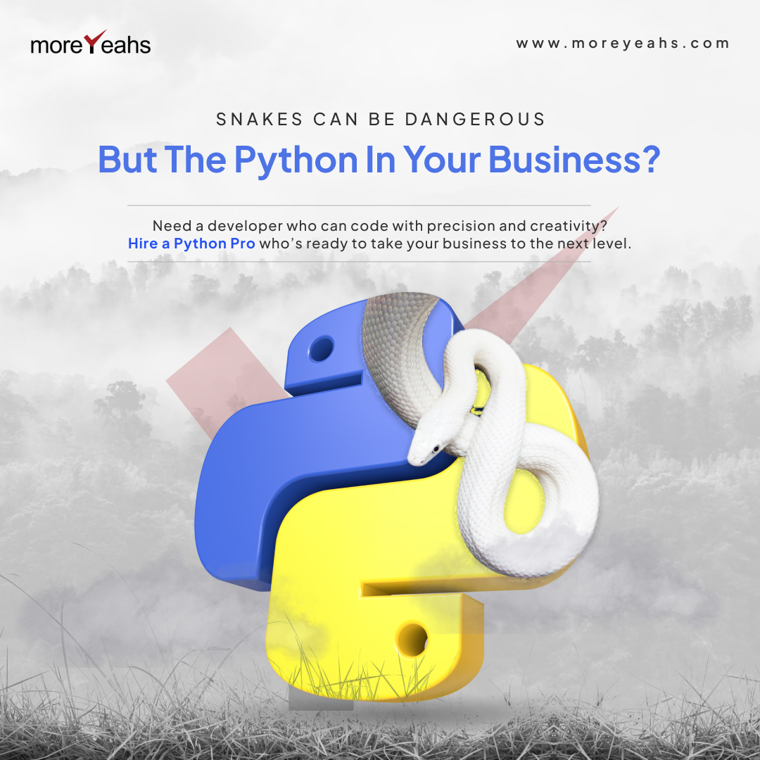 MoreyeahsInc's tweet image. Not all Pythons are a threat—some are the key to your business success! 🐍
Partner with skilled Python developers who bring expertise to every project.
📞 +91 932 991 1531
.
#pythonexperts #businessinnovation #coding #pythondeveloper #professionaldevelopment #moreyeahs