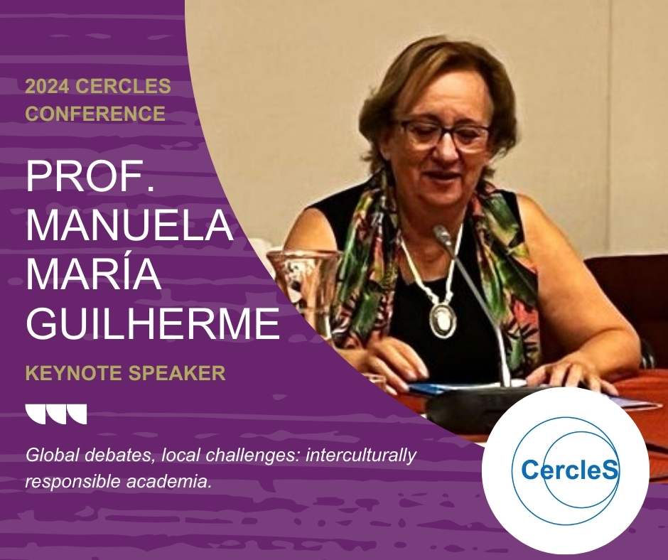 CFLS_Durham's tweet photo. Introducing Keynote Speaker Prof. Manuela María Guilherme for the 2024 CercleS Conference! We’re looking forward to her thought-provoking insights.

#CercleS2024 

More details: https://t.co/1IsHnWOQDA https://t.co/NHUYZKfAK7