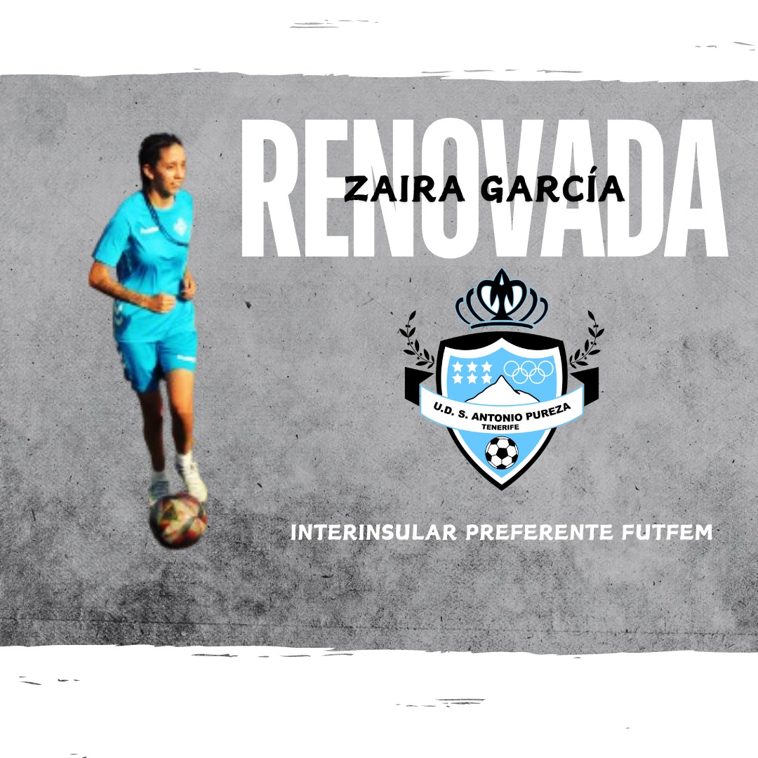 📢: RENOVACIÓN 📝‼️
Zai se queda un año más en nuestro filial, por suerte mantenemos a otra de las jugadoras que fundaron este grupo, calidad y dureza otra temporada para esa gran defensa🔝💪
¡Gracias por seguir confiando en nosotros🫂!