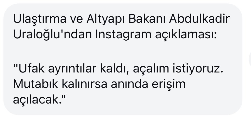 ibrahim8meltem's tweet photo. İnstagram’da gelişmeler var. #GazzedeSoykırımVar #erisimengelikaldır https://t.co/OgQ7hWbbqB