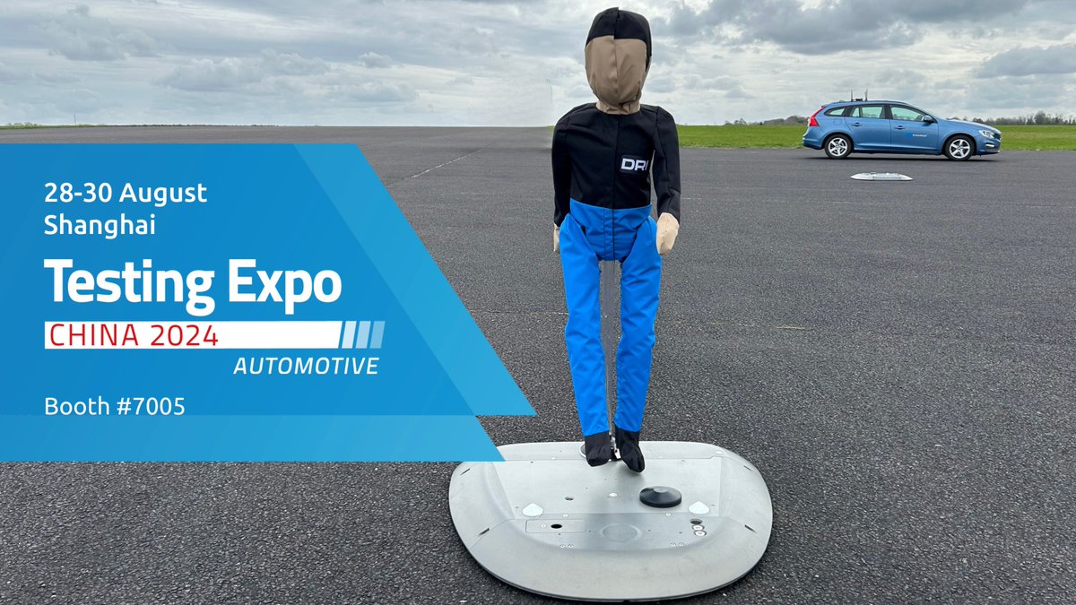 Join us at #AutoTestChina in Shanghai between the 28th-30th August at booth 7005. We will be showcasing a variety of ADAS test equipment including includes the new Soft Pedestrian 360 Child target, the GTC Remote, and a wide range of ADAS platforms.

#ADAS #AutonomousVehicles