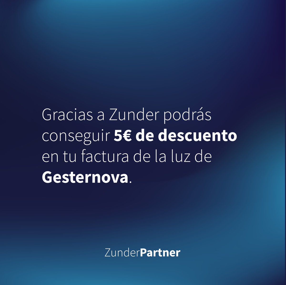 Zunder (@zunder_es) on Twitter photo 🤝 New Partnership | Zunder x Gesternova
📈 ¡Con Zunder, disfruta de muchas más ventajas!
Porque gracias a nuestra colaboración con <a href="/Gesternova/">Gesternova Energía</a> , ahorrar en tu factura y cuidar del planeta nunca ha sido tan fácil.
✅ Solo por ser parte de la comunidad de Zunder, podrás 🤝 New Partnership | Zunder x Gesternova
📈 ¡Con Zunder, disfruta de muchas más ventajas!
Porque gracias a nuestra colaboración con <a href="/Gesternova/">Gesternova Energía</a> , ahorrar en tu factura y cuidar del planeta nunca ha sido tan fácil.
✅ Solo por ser parte de la comunidad de Zunder, podrás