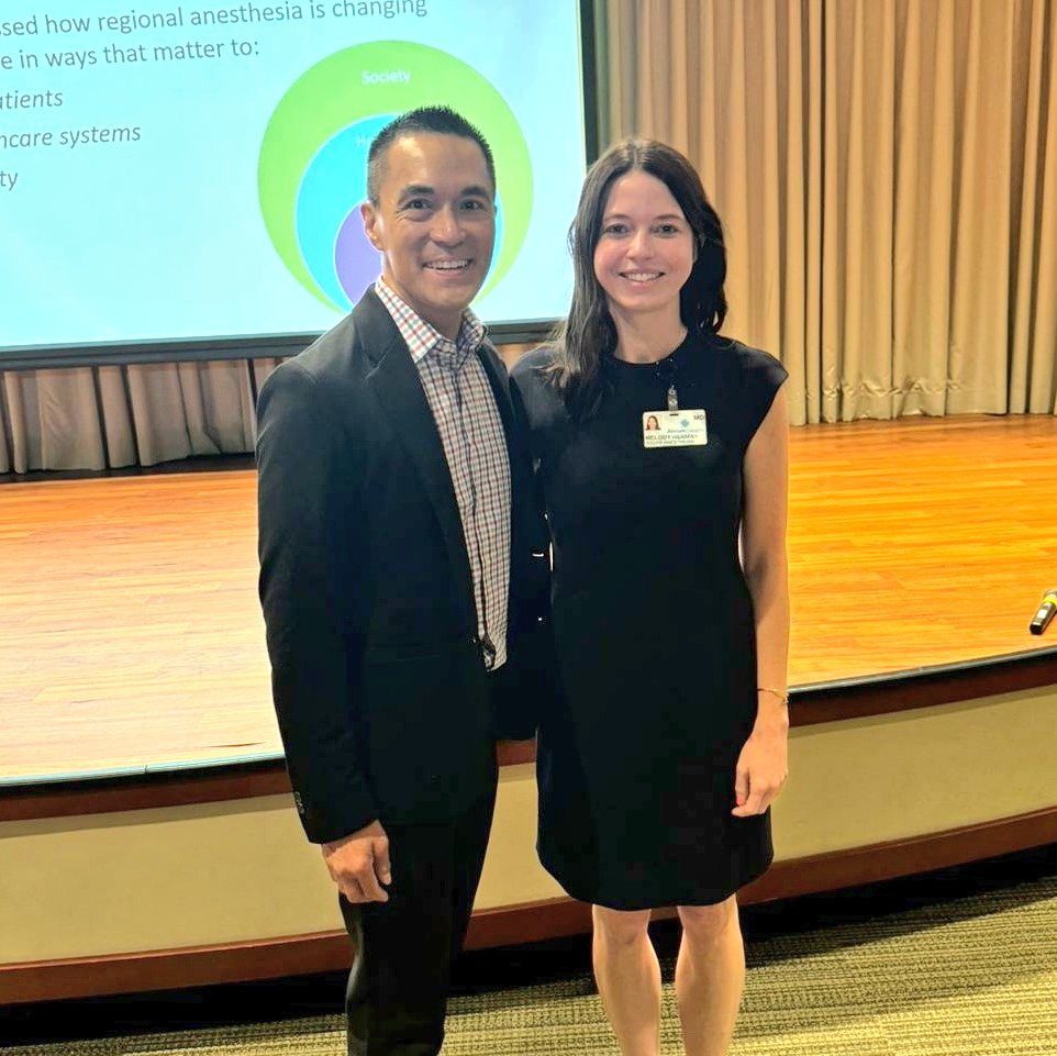 Ed Mariano, MD, MAS, FASA, FASRA ๐บ๐ธ๐ต๐ญ (@emarianomd) on Twitter photo It was a privilege to visit Carolinas Medical Center <a href="/AtriumHealth/">Atrium Health</a> and Scope Anesthesia of North Carolina ๐๐ฝ
Dr Melody Herman <a href="/anesthesiadocmd/">Melody Anderson (Herman), MD</a> is a true leader, developing a robust RAAPM program from scratch in private practice with strong ER and surgery collaborations ๐ช๐ฝ It was a privilege to visit Carolinas Medical Center <a href="/AtriumHealth/">Atrium Health</a> and Scope Anesthesia of North Carolina ๐๐ฝ
Dr Melody Herman <a href="/anesthesiadocmd/">Melody Anderson (Herman), MD</a> is a true leader, developing a robust RAAPM program from scratch in private practice with strong ER and surgery collaborations ๐ช๐ฝ