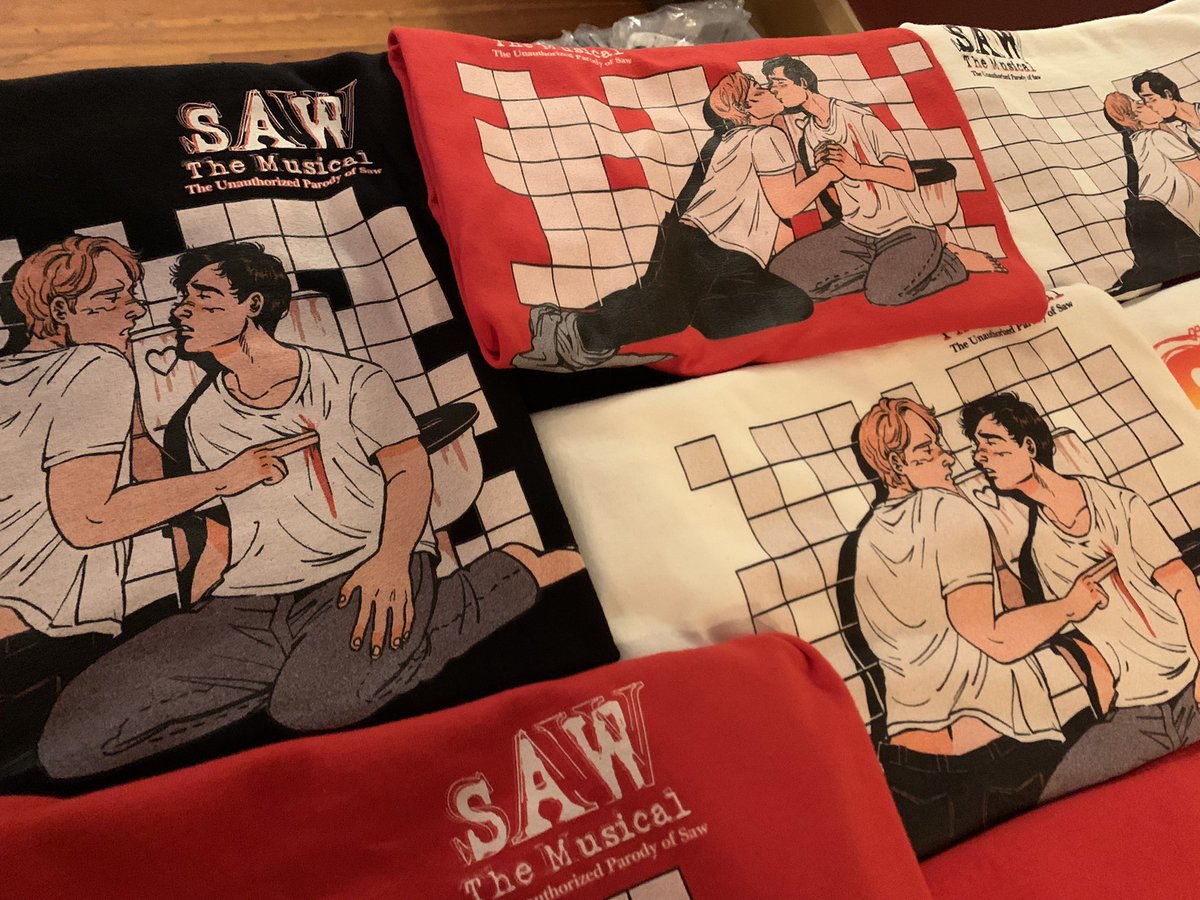 crowdiak's tweet photo. so surprised and stoked to see @turnipoddity art at saw the musical??? https://t.co/qpsO4npgqd
