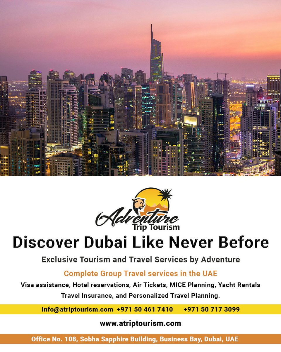 Adventure Trip Tourism LLC, Dubai tweet media