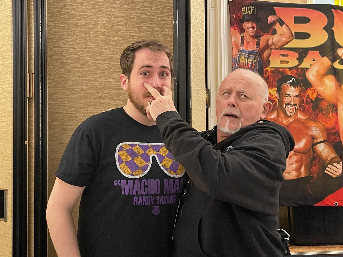PWProverbs's tweet image. #RIPKevinSullivan
Pictured is Logan and Kevin Sullivan at 2023's @SquarCircleExpo