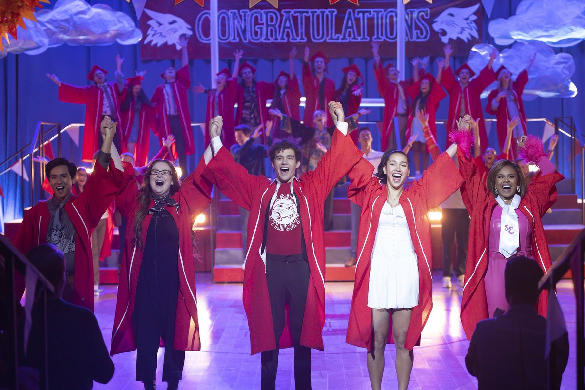 theserieshsm's tweet photo. It’s been ONE YEAR since HIGH SCHOOL MUSICAL: THE MUSICAL: THE SERIES season 4 premiered and the series ended. #hsmtmts https://t.co/WSxwqeaNu5
