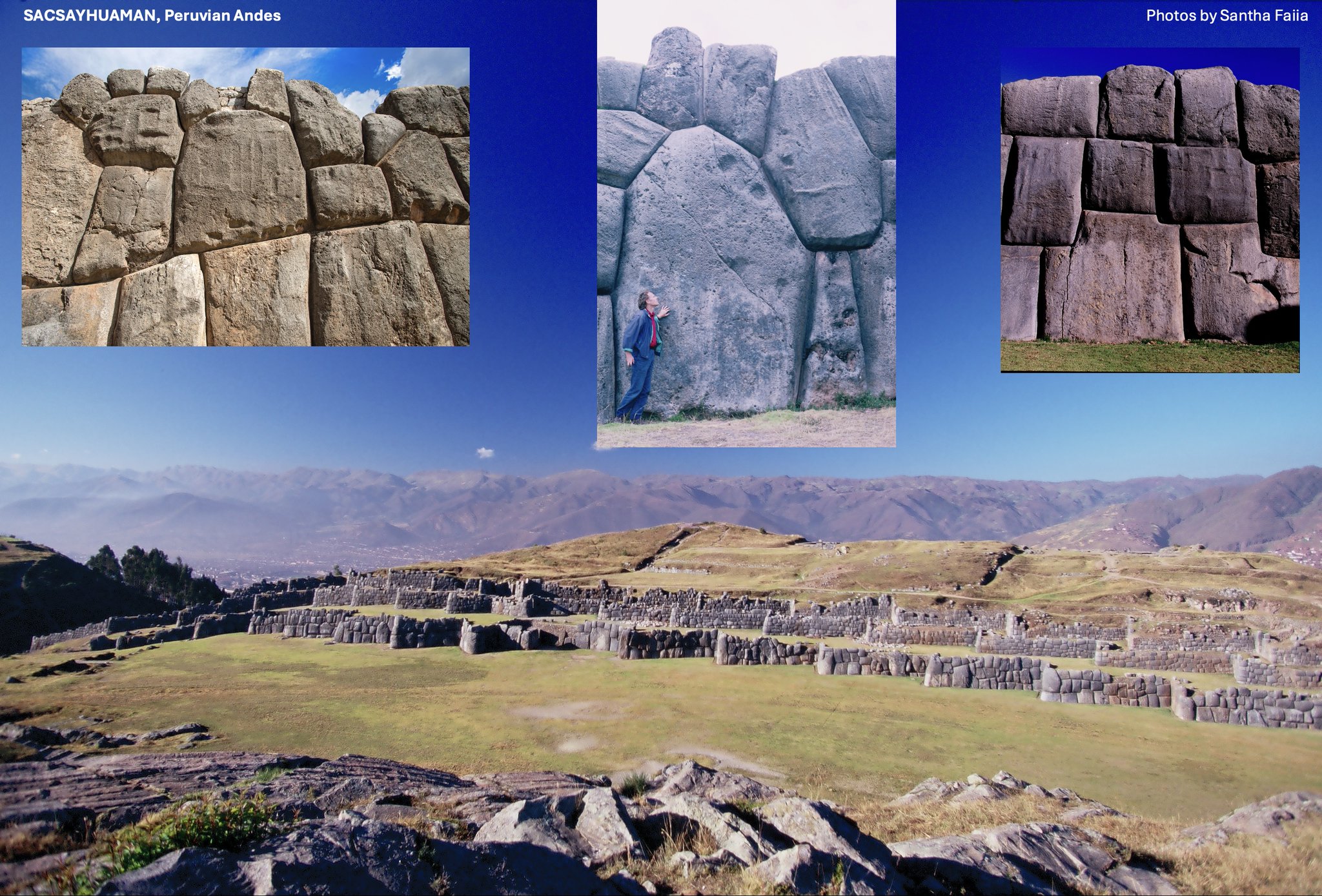 Graham Hancock on X: "Viewed from a distance, and close up, the  extraordinary megalithic walls of Sacsayhuaman near Cusco in the Peruvian  Andes. Photos by Santha Faiia. https://t.co/GsnA71b3Nt" / X