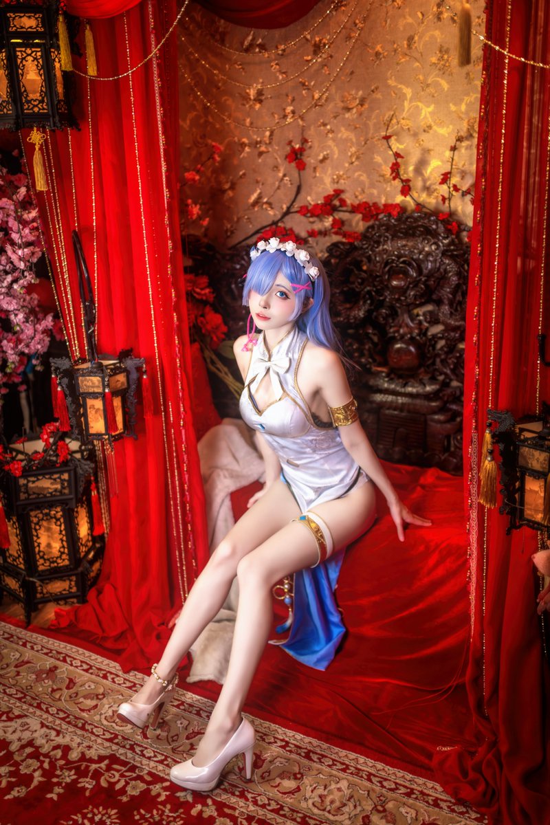 Karma4171's tweet photo. 比起短髮
長髮雷姆真的有不一樣的感覺

雷姆Coser：沫沫 https://t.co/TzjGLJXcDP