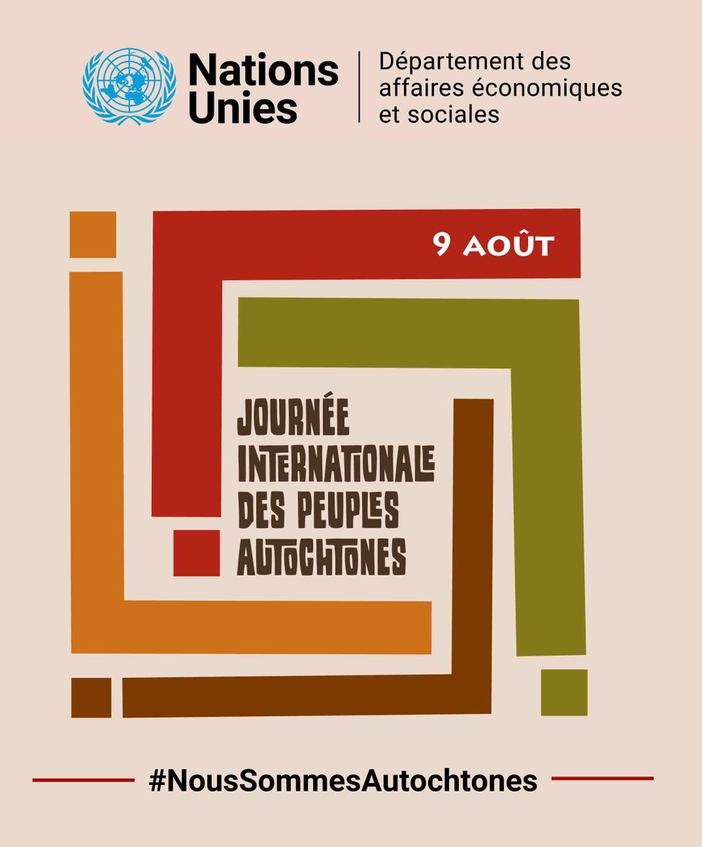 Aujourd’hui, à l’occasion de la #JournéeDesPeuplesAutochtones, célébrons la richesse des cultures, des langues et des traditions des peuples autochtones du Québec et d'ailleurs. 
🖤🤍💛❤️

<a href="/UNESCO_fr/">UNESCO en français</a> <a href="/ILDecade/">International Decade of Indigenous Languages</a>