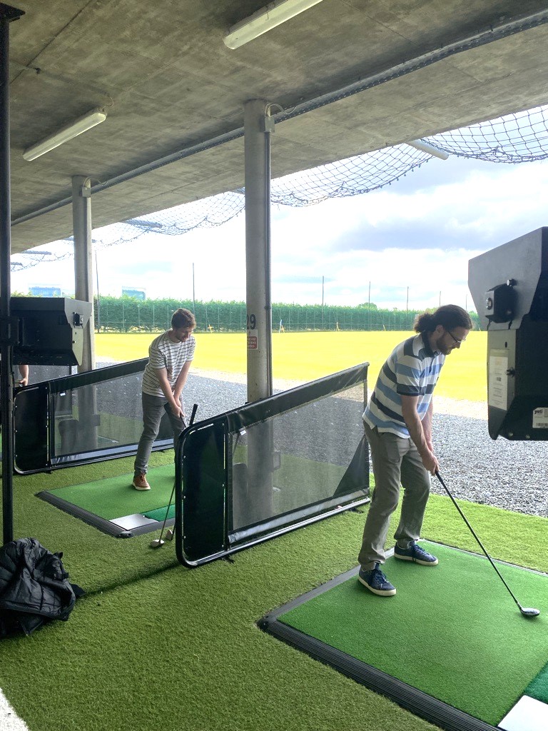 This week we celebrated our amazing summer interns, Liam, Ryan Murphy, and Ella Bruks, as they head back to continue their education! 🎓 We’ll miss your energy and fresh ideas. A fun golf driving range outing made the farewell complete. ⛳️