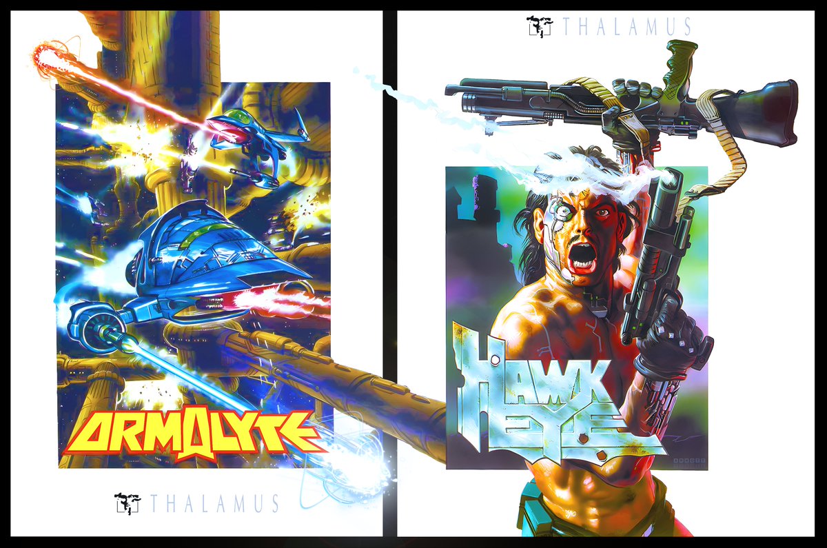 GaryArnott's tweet photo. @MuseumCommodore The last two games I paid homage two with my set of retrogaming crayons! ๐๐๏ธ๐๏ธ๐จ๐๐ผ๏ธ๐
#Thalamus #Commodore64 #C64 #ZXSpectrum #zzap64 #crash #Retrogaming #Retrogamer #retro #retrogames #8bit #gameart #artwork #art #newsfield #80s #1980s #oliverfrey #olifrey #hawkeye #armalyte https://t.co/vZqCfB8Wo3