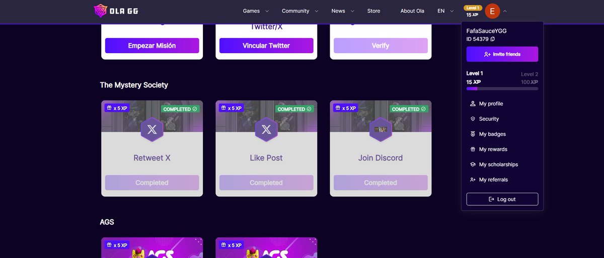 I just complete the quests " Welcome to Ola " GAP6 Quest

so much fan to particapte in YGG x OLA event

<a href="/YieldGuild/">Yield Guild Games</a>
<a href="/OLAGuildGames/">OLA Guild Games</a>
#YGGGAPS6