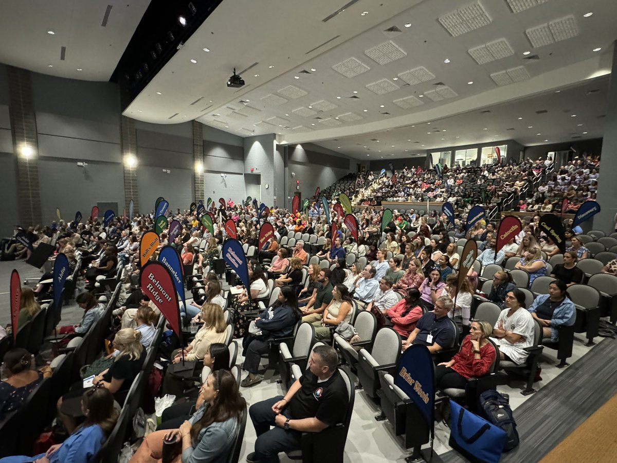 So pleased to be welcoming over 600 teachers to Loudoun County Schools <a href="/LCPSOfficial/">LCPS News</a> during our ONE Loudoun celebration! We are so grateful you are here!!!
