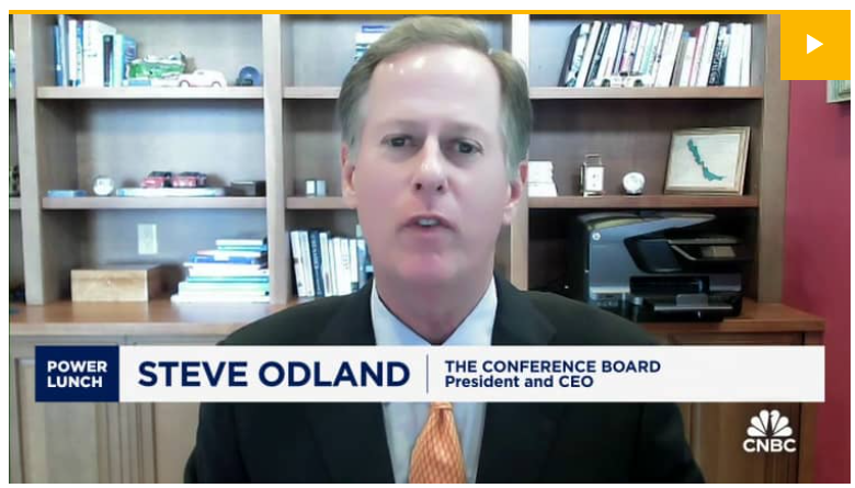 Conferenceboard's tweet photo. #CEOs no longer anticipate a #recession, according to The @ConferenceBoard #CEOConfidence survey for Q3 2024, conducted with our partners at The Business Council.
📺Watch CEO @SteveOdland explain the results on @CNBC @PowerLunch: https://t.co/bU9u7FRJcl https://t.co/kXjT7tvdL3