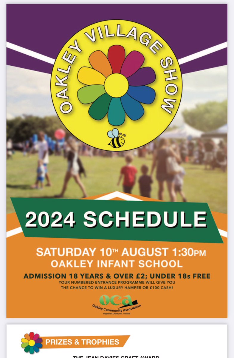 Look for us at #Oakley show #Saturday. Come and #talk to us and hear extracts from our #Diamond Jubilee Concert. Are you a #Soprano #mezzo or #alto? Want to #join us?  Or Sponsor  us?  Charity No 1058910. Come and meet us. @Clarefoliver, #Basingstoke #kempshott #hatchwarren