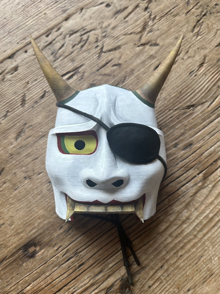 ishinmynuts's tweet photo. Hannya Man mask for @likeadragondeez https://t.co/I5UvxkGlAA