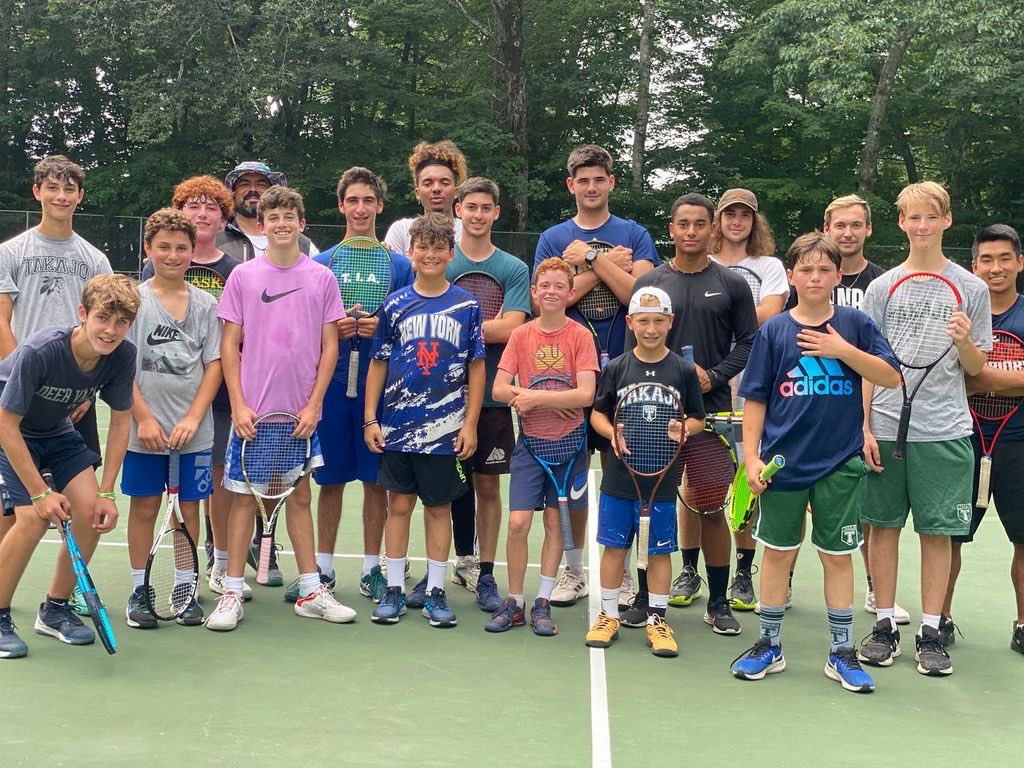 MaineCamps's tweet photo. Game, set, and match! Tennis is a grand slam at Maine Camps. #mainecamps #tennis https://t.co/9zjzFXRU93 https://t.co/euuXRIpZF5