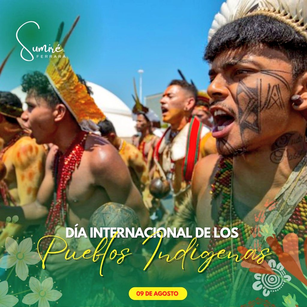 Me uno a la conmemoración del Día Internacional de los Pueblos Indígenas, reconociendo la diversidad de culturas y tradiciones de los pueblos originarios.

¡Viva la Patria India!✊🏻

#HastaProntoX 
#09Agosto