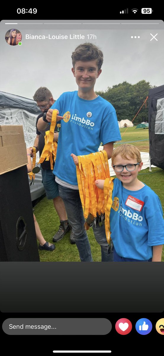 Janeh271's tweet image. A huge thanks to @TNLUK for supporting @LBofoundation and enabling us to put one yesterdays amazing adventure day ❤️ #limbdifferenceawareness #charity #funding
