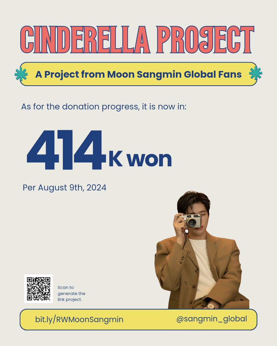 Hey everyone, quick update on the project fund!

Tomorrow is the LAST DAY to join, so if you haven't yet, now's your chance. Gow gow gow 🫶🏻🐻

#MoonSangmin #문상민