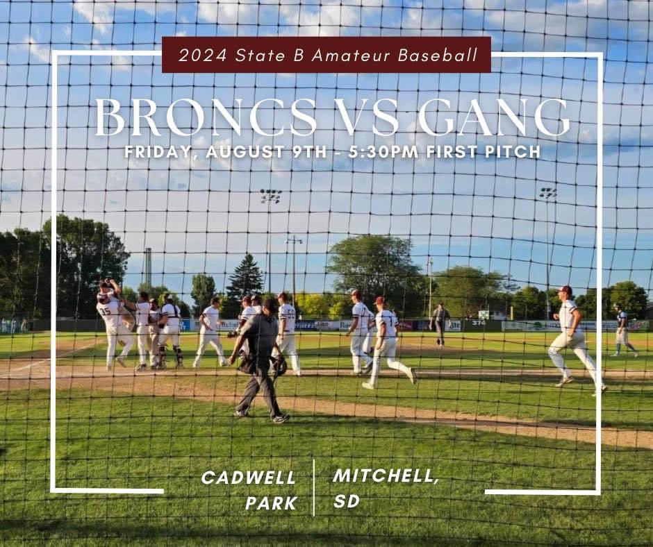 Lesterville Broncs (@lestybroncs) on Twitter photo Broncs open up state tournament play today as we head to Cadwell for a rematch with <a href="/CanovaGangSD/">Canova Gang</a>. 5:30 first pitch. #GoBroncs Broncs open up state tournament play today as we head to Cadwell for a rematch with <a href="/CanovaGangSD/">Canova Gang</a>. 5:30 first pitch. #GoBroncs