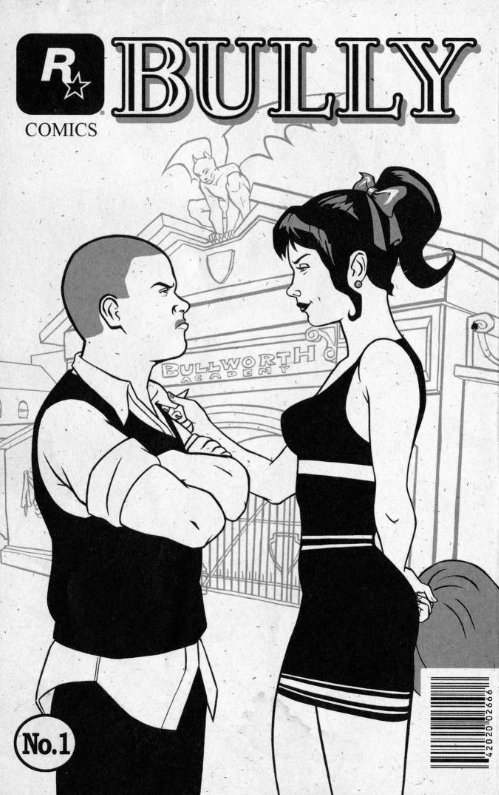 TheVGLibrary's tweet image. Anybody remember the fold-out #Bully comic/poster that was bundled alongside the Collector&apos;s Edition?

It chronicles 3 stories at Bullworth Academy, but is more closely based on the game&apos;s earlier builds.

Learn more about it over in #TheVideoGameLibrary:

thevideogamelibrary.org/book/bully-1