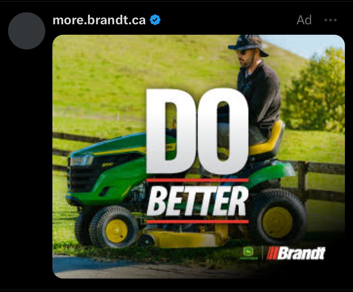 if you say so mr tractor