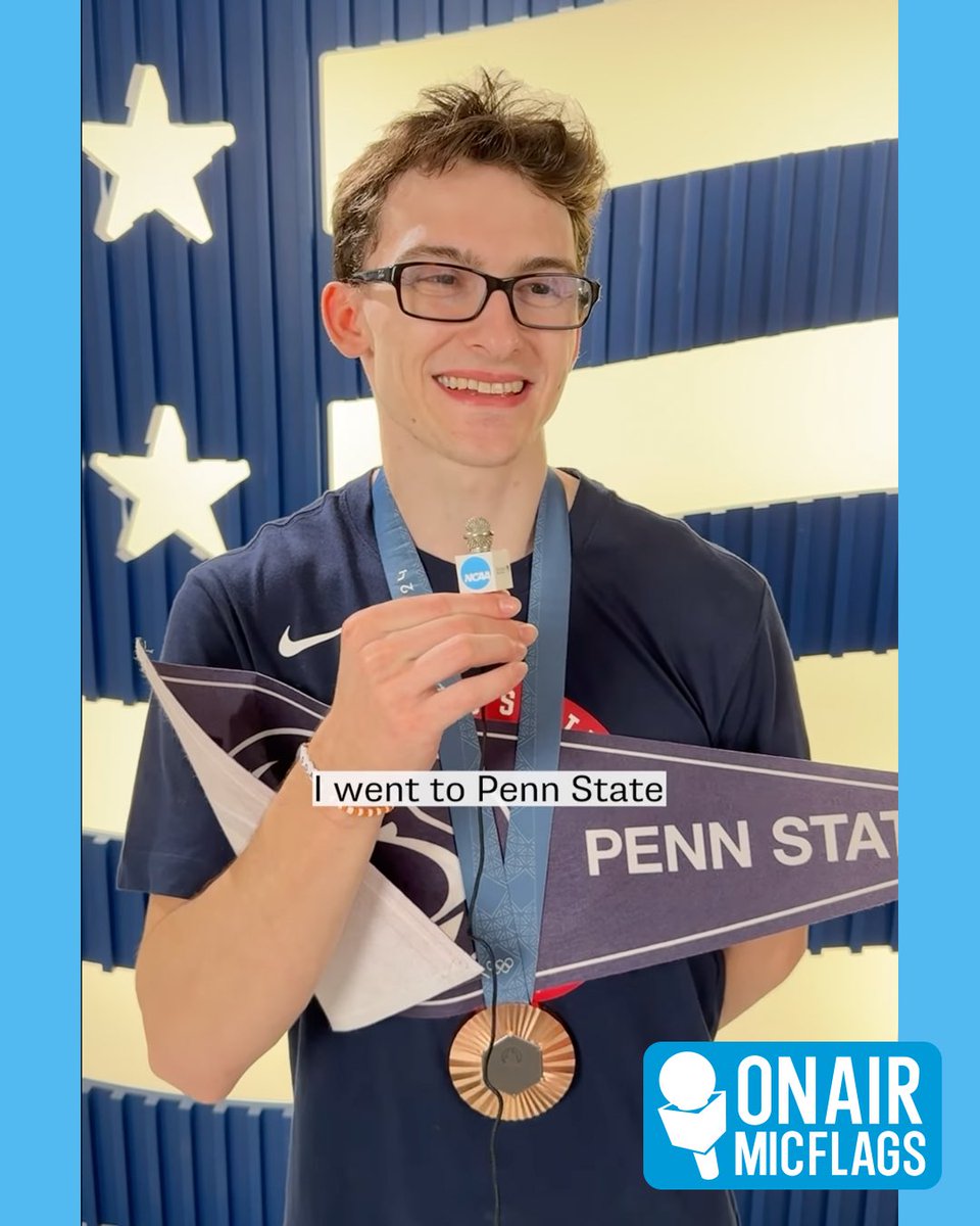 onairmicflags's tweet image. Congratulations to @GymnastSteve 🥉
Thank you @NCAA for ordering your mic flags from onairmicflags.com

#onairmicflags #ncaa #olympics #stephennedoroscik #pennstate #gymnastics