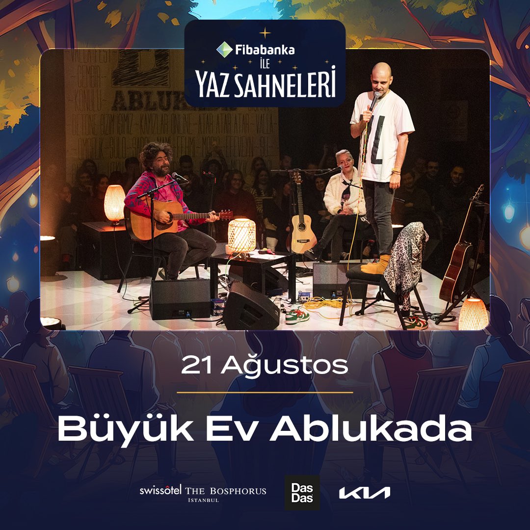 Müzikseverler, müjde! Türk alternatif müziğinin sevilen grubu Büyük Ev Ablukada, benzersiz bir akustik konserle Swissôtel’in yeşillikler içindeki bahçesi Sultanpark'ta sahne alıyor. Doğanın huzur veren atmosferinde en sevilen şarkıları canlı dinleme fırsatını kaçırmayın.