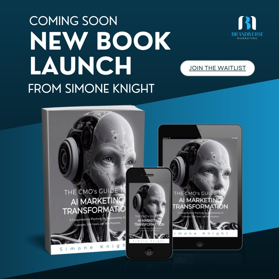 SimoneOnFire's tweet image. 📖 Exciting News! New Book from Simone Knight Coming Soon 👉 The CMO's Guide to AI Transformation helps marketing leaders integrate AI for automation and consumer engagement. 

Join the waitlist. Get a 30% discount at launch!
@SimoneOnFire #AI

Learn More: 1l.ink/KNS86RM