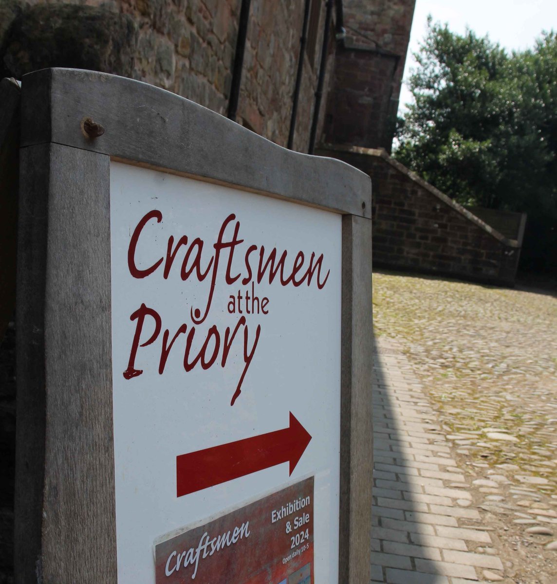 CraftsmenPriory's tweet photo. Planning your weekend? Why not have a run out to Lanercost Priory, visit our exhibition, have tea (or lunch) at the Café next door and then have a mooch around Brampton? The stained glass windows at Brampton Church are highly recommended. https://t.co/3esysXqcdC