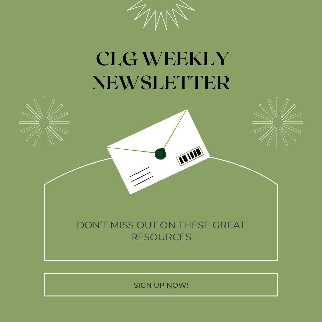 ContextLG's tweet photo. Did you know that we send out an email on Thursdays full of great resources? You don't want to miss out! Check out our website to subscribe to our CLG Weekly today: https://t.co/p7OiGsprxj https://t.co/fF6b8Tx903
